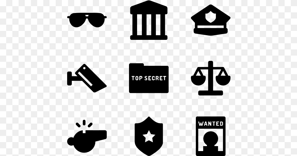 Secret Clipart Police Report Department Icons, Gray Png Image