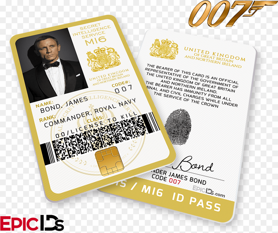 Secret Intelligence Service Id, Text, Person, Man, Male Png Image