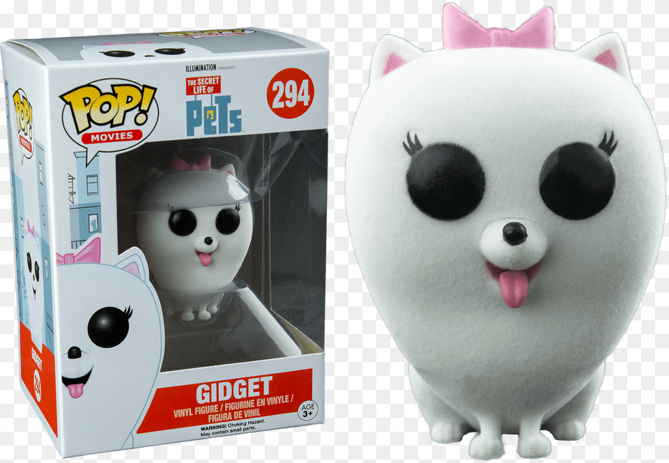 Secret Life Of Pets Pop Secret Life Of Pets Gidget, Plush, Toy, Face, Head Png Image