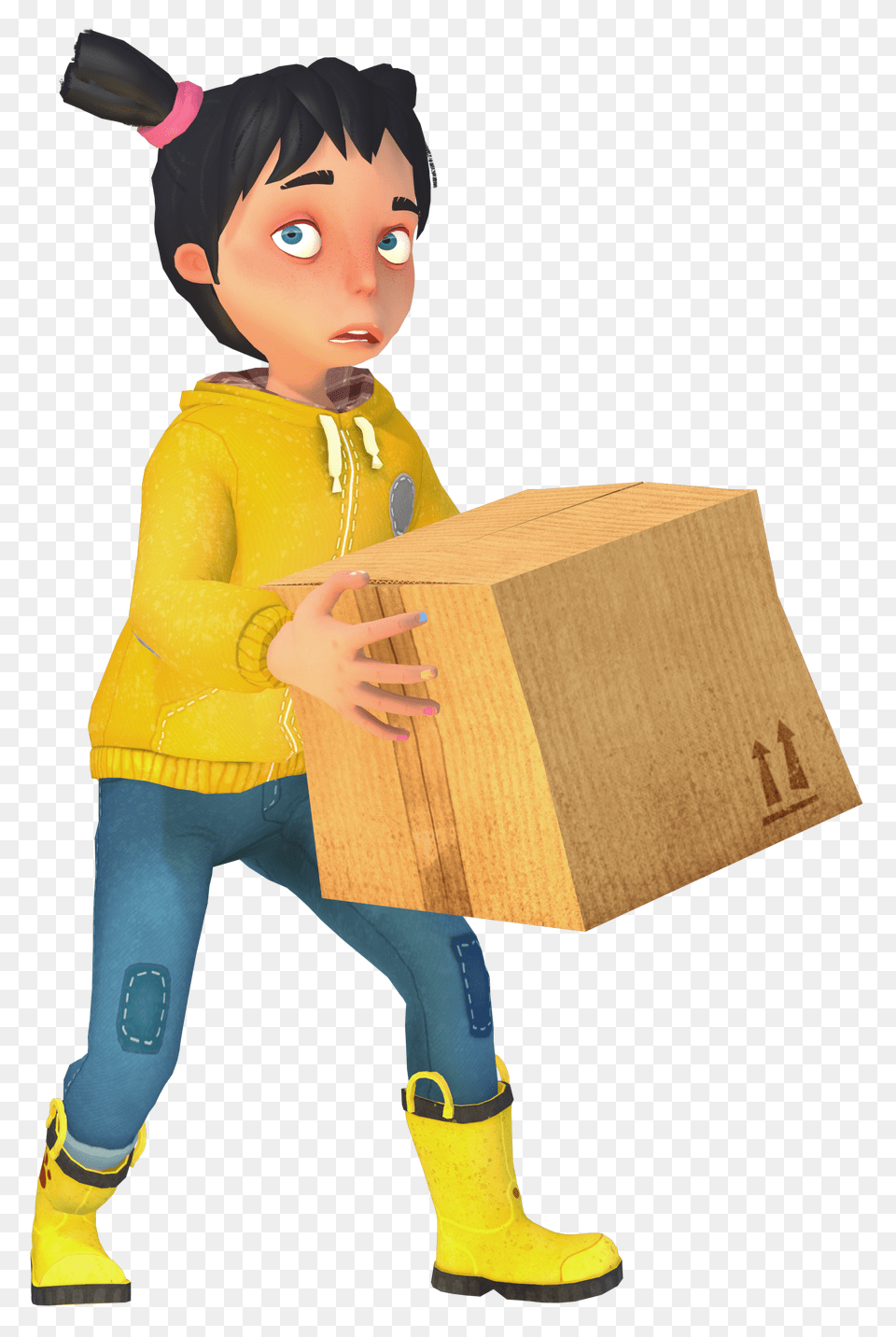 Secret Neighbor, Box, Baby, Cardboard, Carton Free Transparent Png
