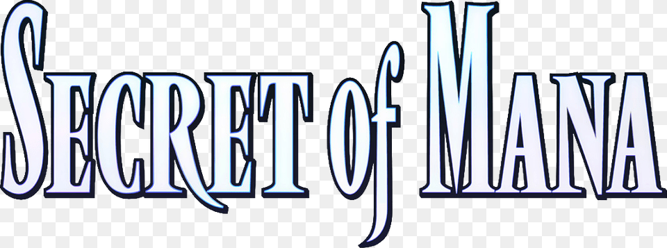 Secret Of Mana Secret Of Mana Logo, Text, Light Free Transparent Png