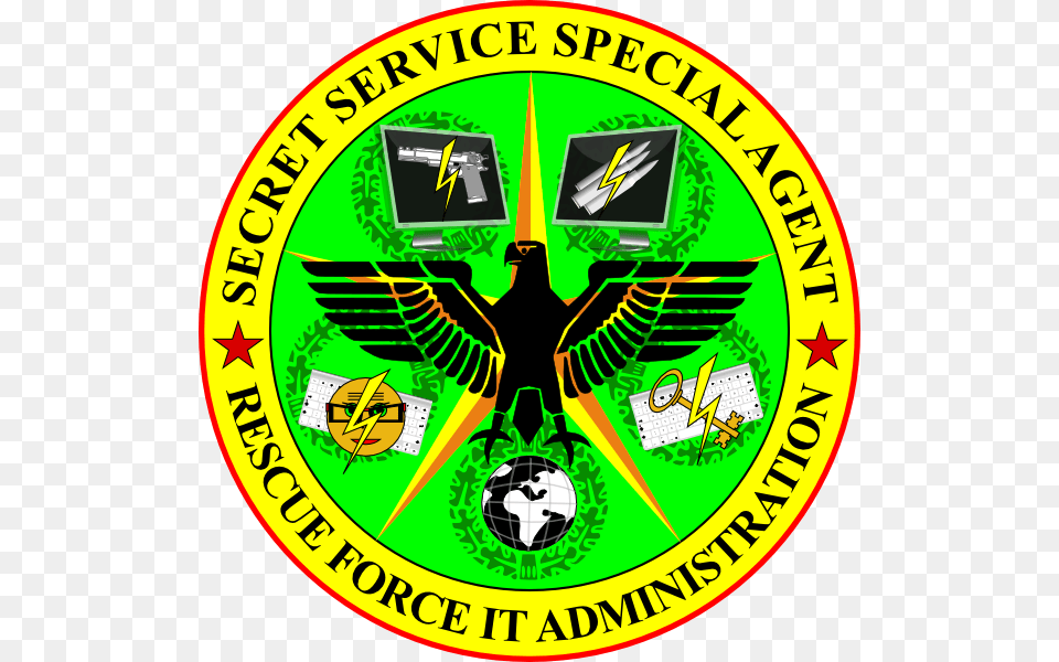 Secret Service Badge Clip Art, Emblem, Logo, Symbol Free Transparent Png