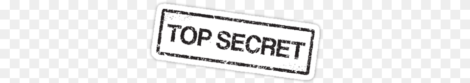 Secret Stamp Hidden Hiddenpng Images Top Secret Stamp Black, Sticker, Sign, Symbol, Text Png Image