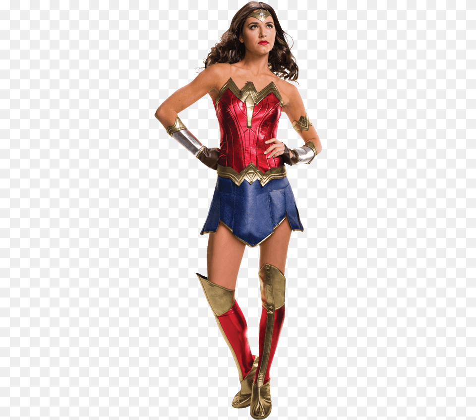 Secret Wishes Dawn Of Justice Wonder Woman Costume Wonder Woman Costume, Adult, Female, Person, Clothing Png Image