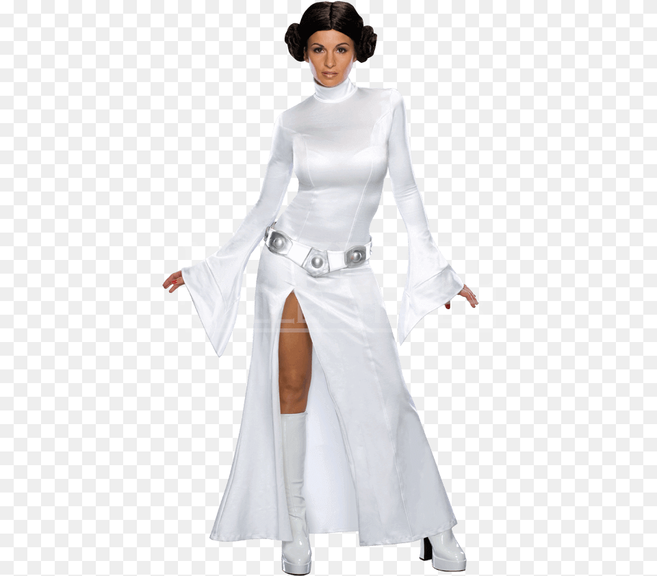 Secret Wishes Star Wars Princess Leia Costume Princesse Leia Star Wars, Clothing, Sleeve, Dress, Long Sleeve Png