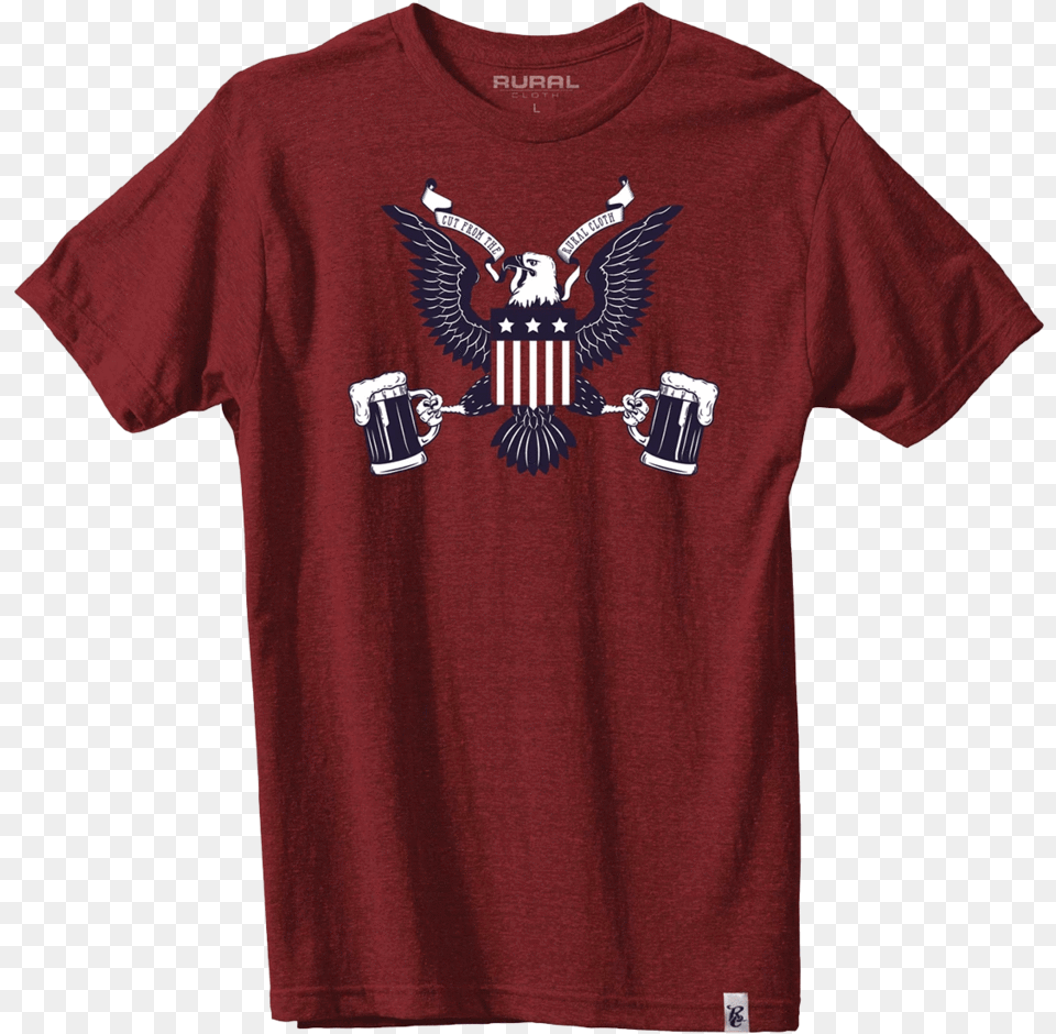 Secretary Of The Army Flag, Clothing, T-shirt, Maroon Png