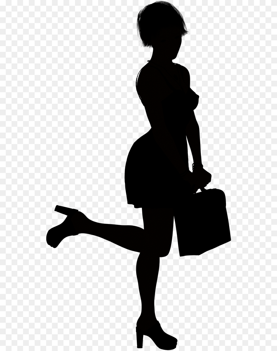 Secretary Silhouette, Dancing, Leisure Activities, Person Free Png