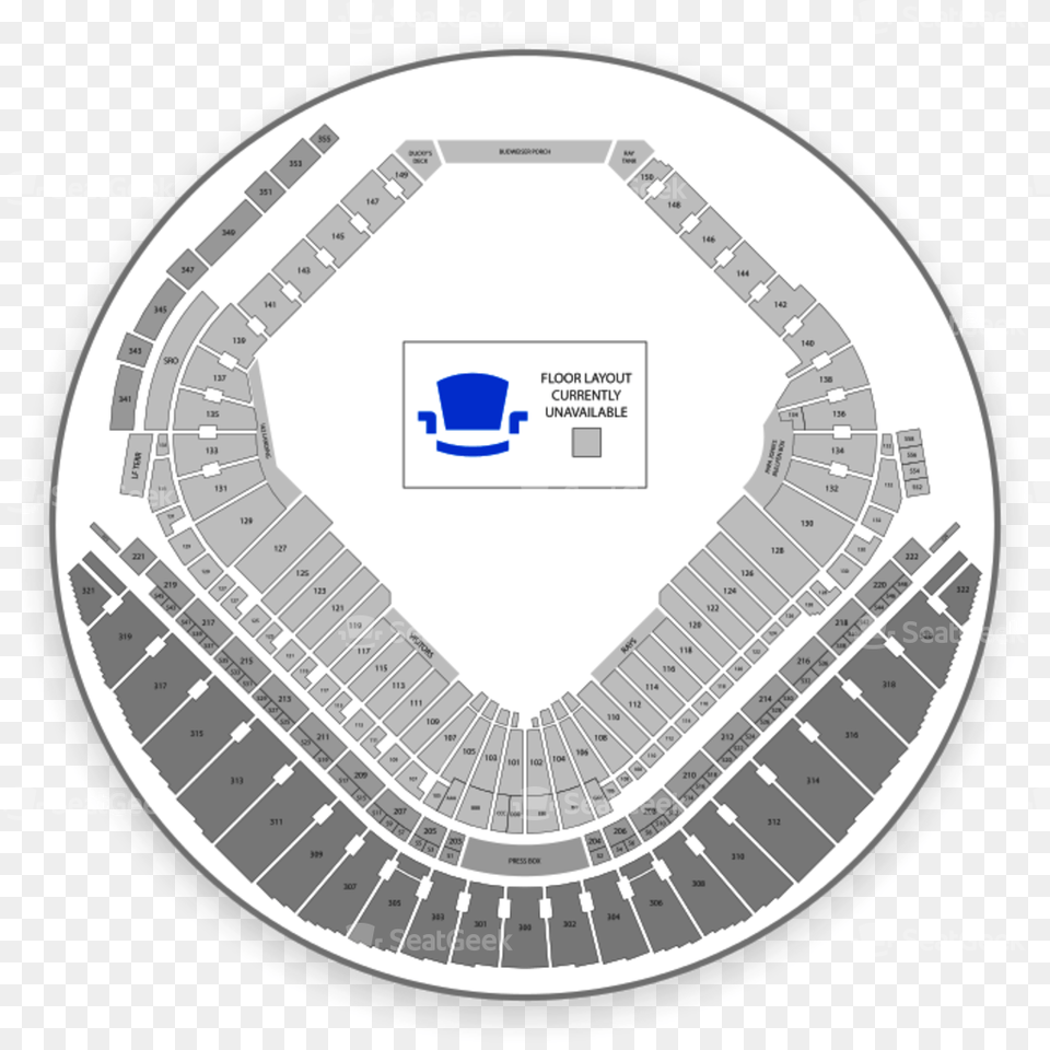 Section 109 Tropicana Field, Chart, Diagram, Plan, Plot Free Png Download
