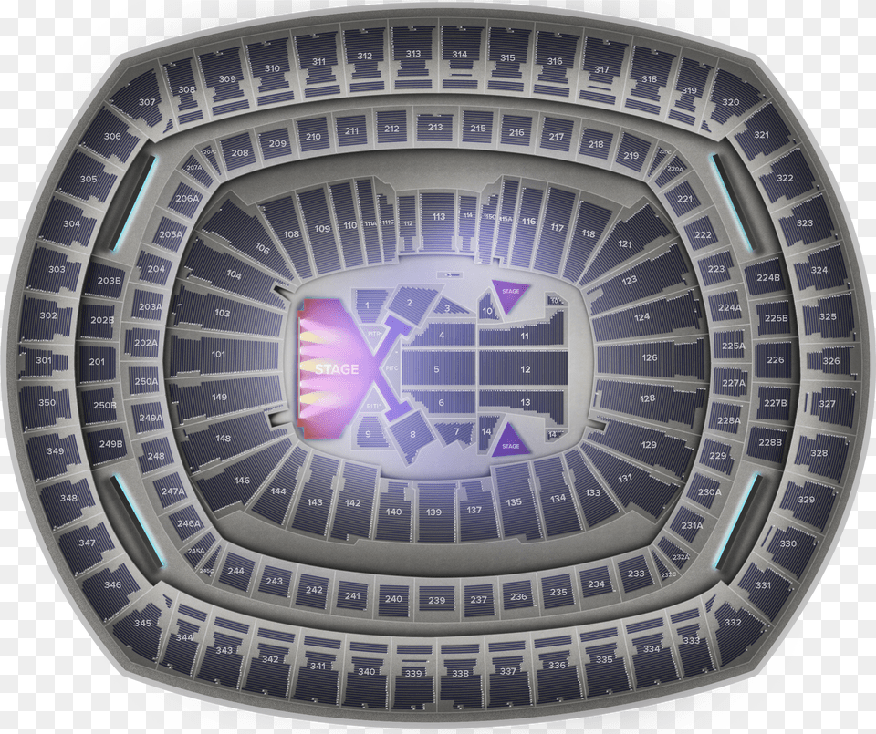 Section 320 Metlife Stadium Row Png Image