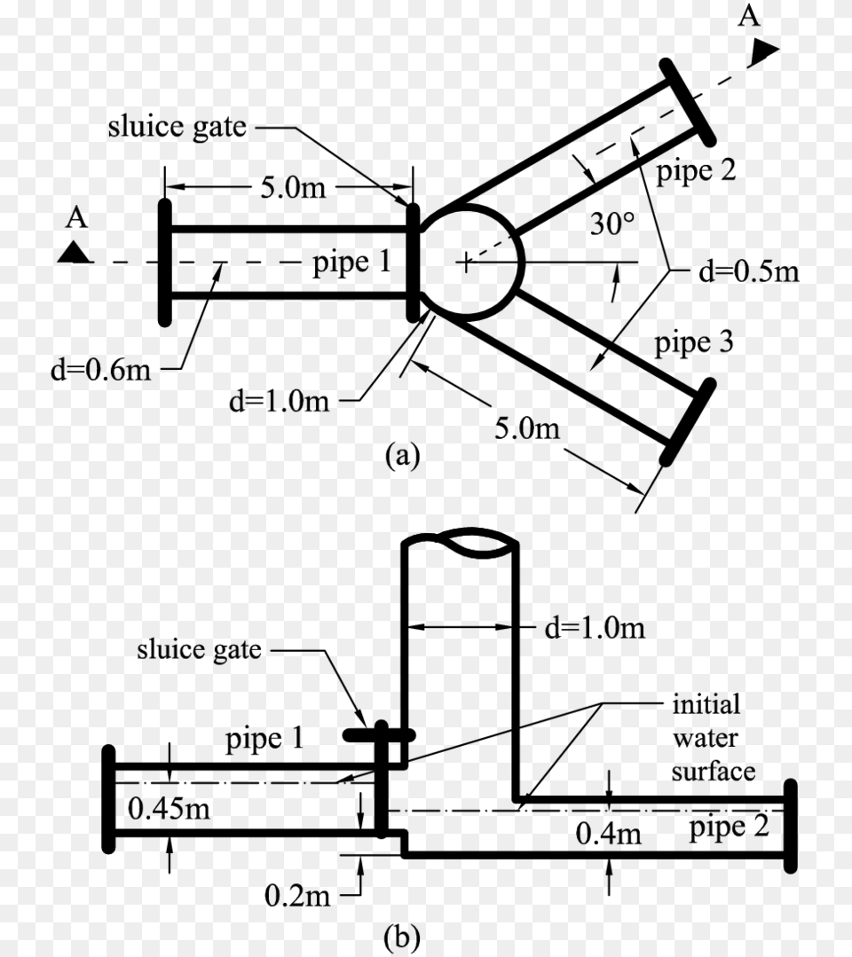 Section Aa On Plan, Gray Png