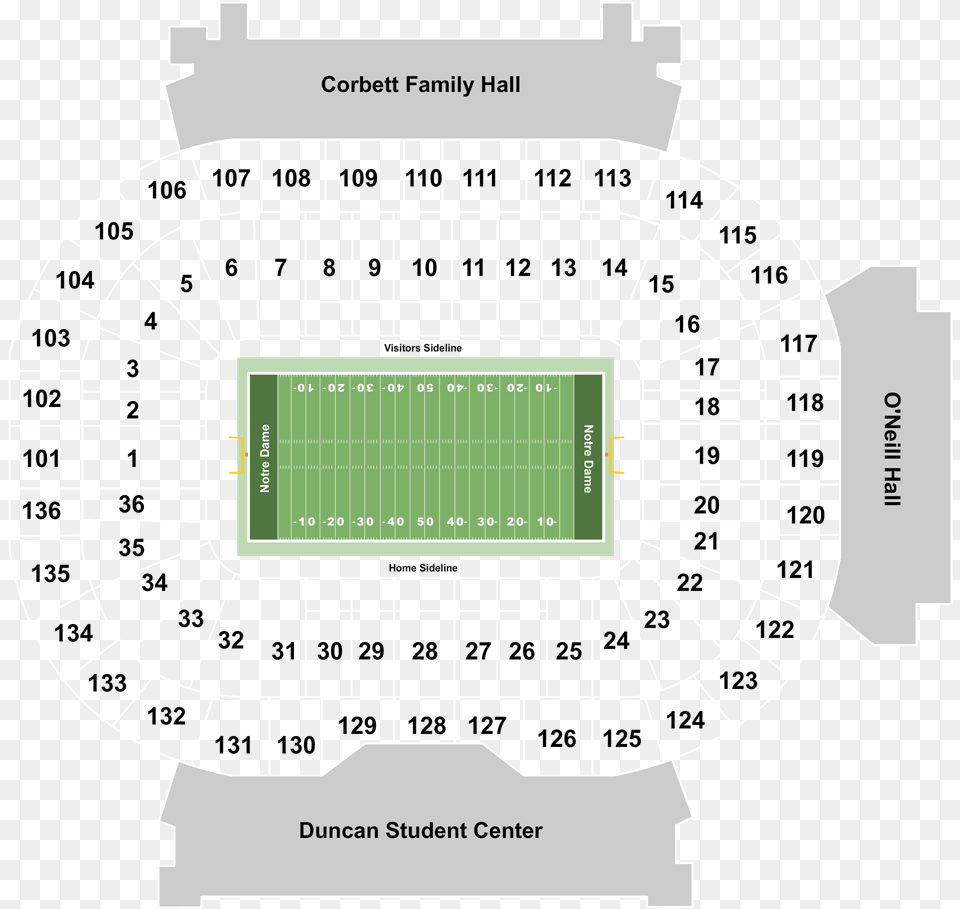 Section Notre Dame Stadium Seating Chart, Cad Diagram, Diagram, Architecture, Arena Png