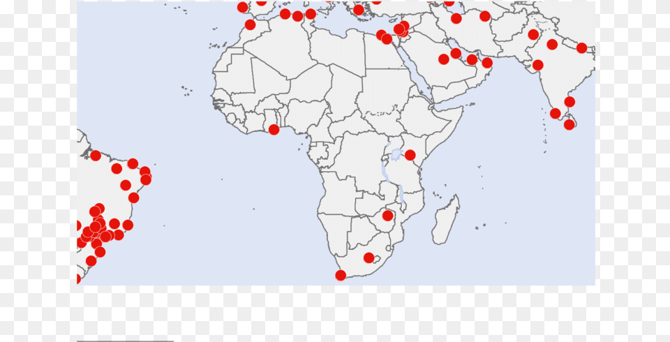 Section Of A Global Map Showing The Locations Of Poisons Atlas, Chart, Plot, Diagram, White Board Free Png
