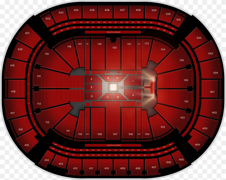 Section Toyota Center Raw Png