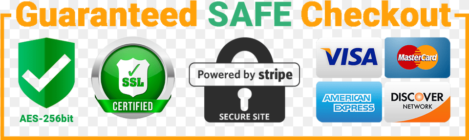Secure Checkout Guaranteed Safe Checkout Stripe, Logo Png