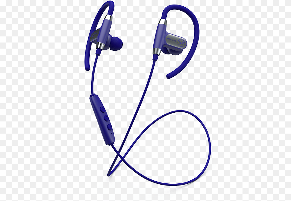 Secure Fit 2 Wireless Sports Earphones Blue Headphones, Electronics Png