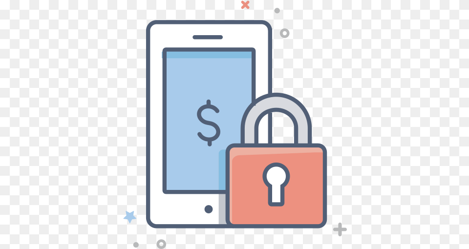 Secure Mobile Payment Icon Of Business U0026 Finance Secure Mobile Icon Free Transparent Png