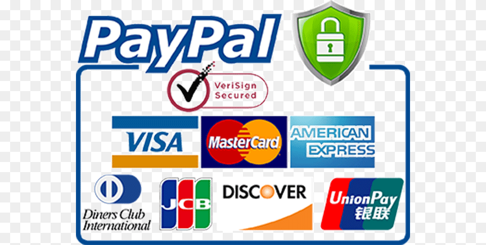 Secure Paypal Payment Paypal Accepted Cards, Logo, Text Free Png Download