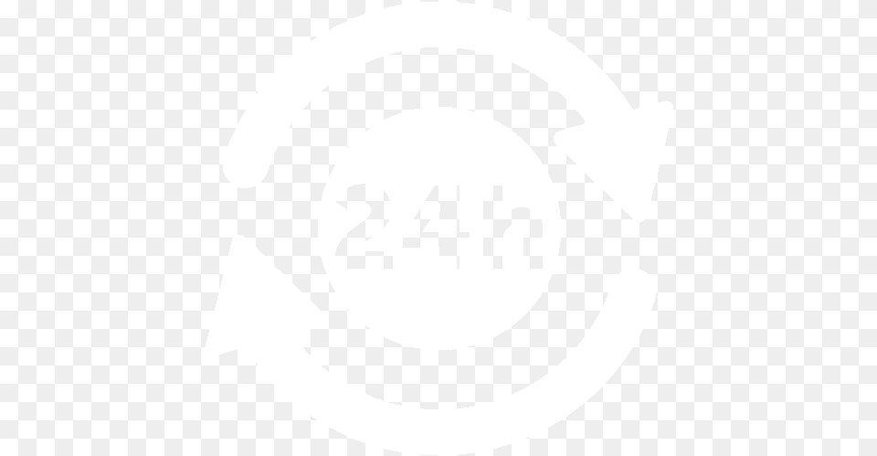 Secure Site White 24h Icon, Symbol, Logo, Stencil Png Image