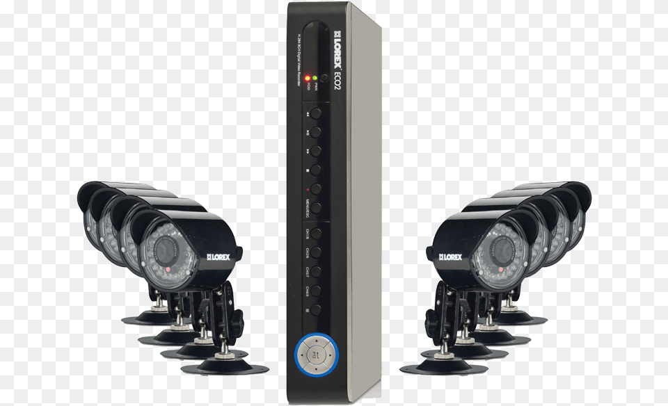 Security Camera Dvr System Eco2 Series 8 Channel Digital Video Recorder, Electronics, Hardware, Electrical Device, Switch Free Png
