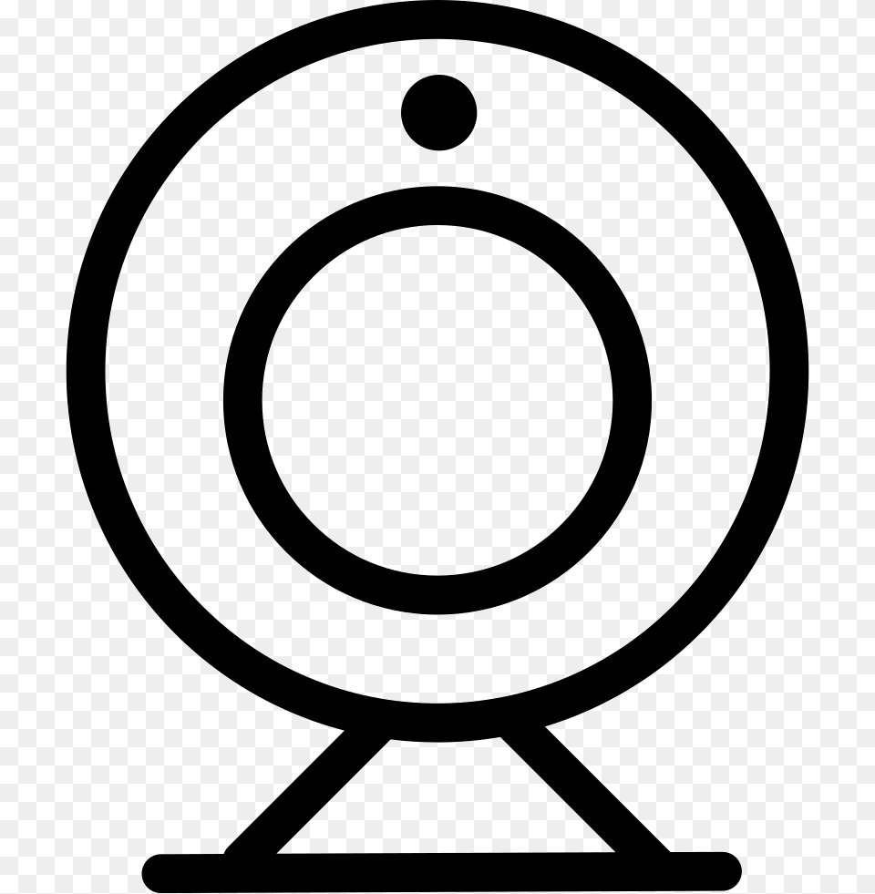 Security Camera Icon Download, Gong, Musical Instrument Png Image
