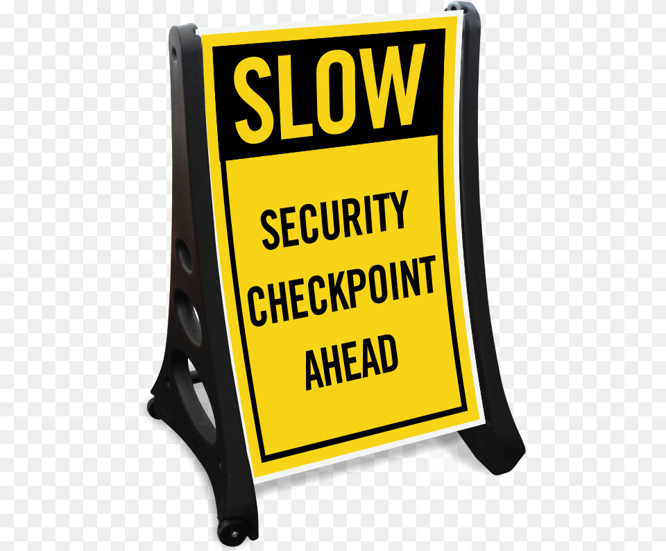 Security Checkpoint Signs Sign, Fence, Text Png Image