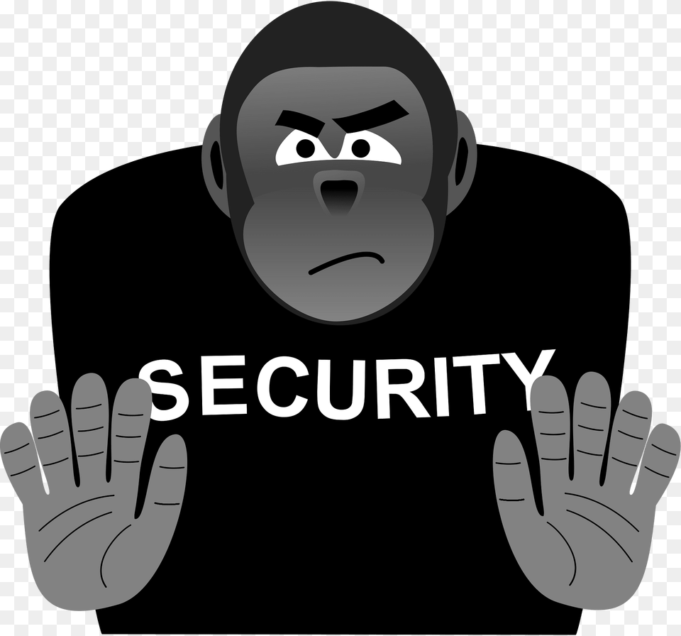Security Clipart, Wildlife, Animal, Ape, Mammal Png