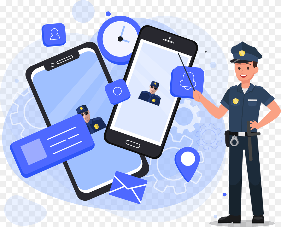 Security Guard App Mobile App, Person, Boy, Child, Male Free Png