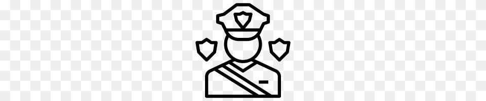 Security Guard Icons Noun Project, Gray Png Image