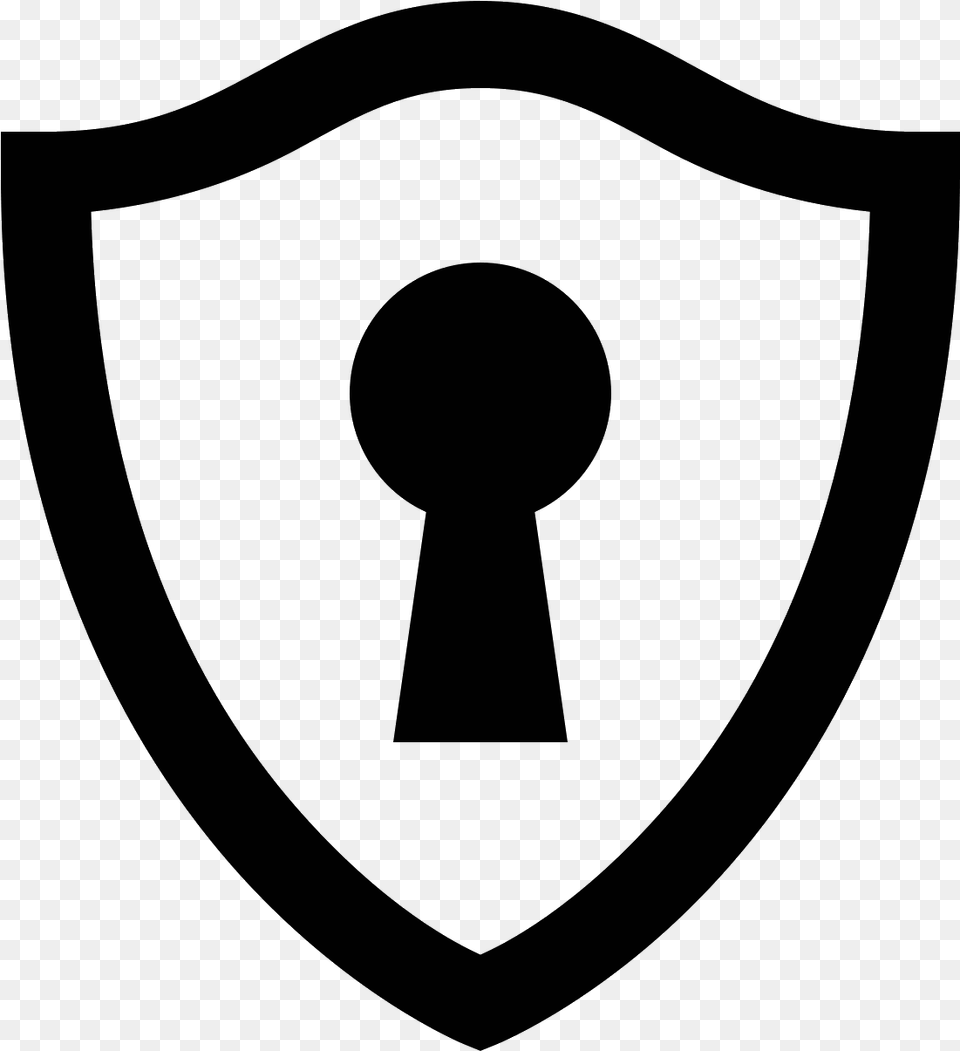 Security Lock Icon Silhouette Lock, Gray Free Transparent Png