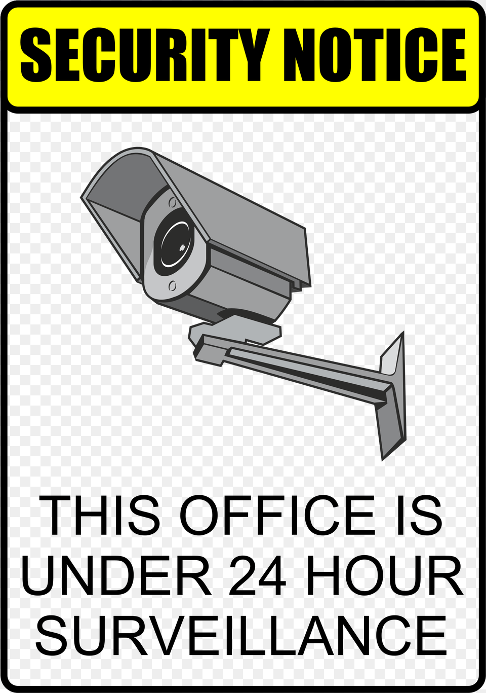 Security Notice Clip Arts Office Is Under Cctv Surveillance, Electronics Free Transparent Png