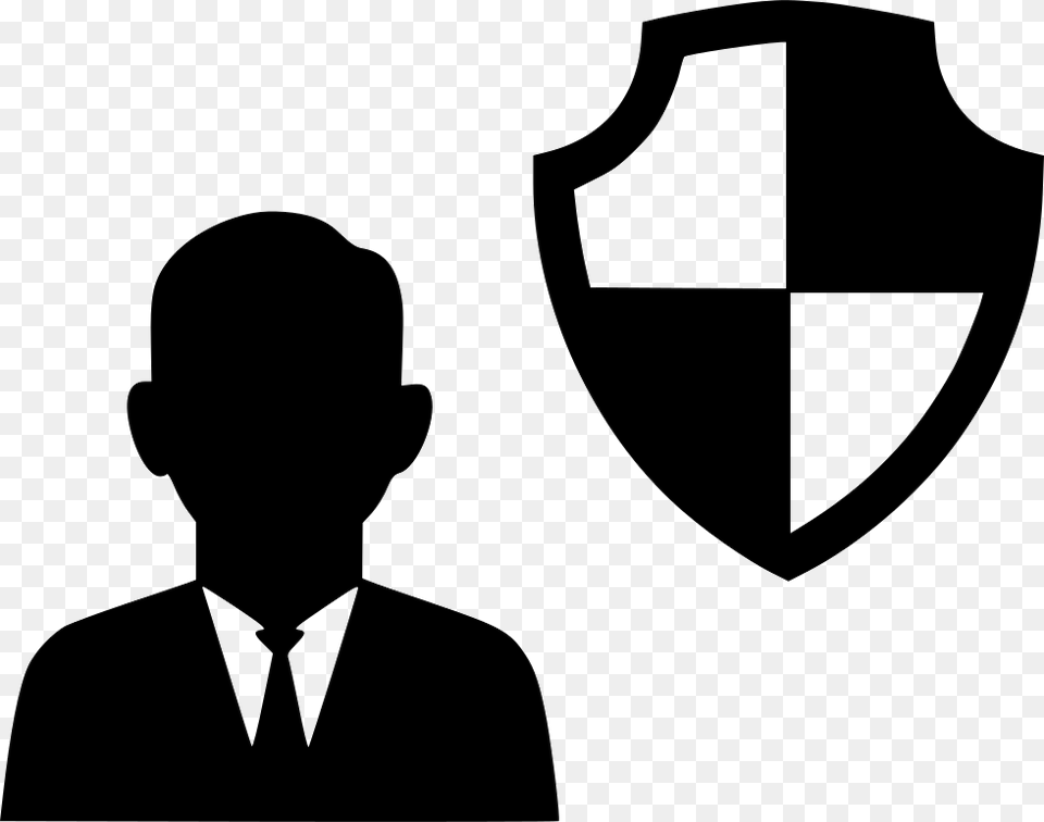 Security Shield Suit Formal Cartoon, Stencil, Adult, Male, Man Free Transparent Png