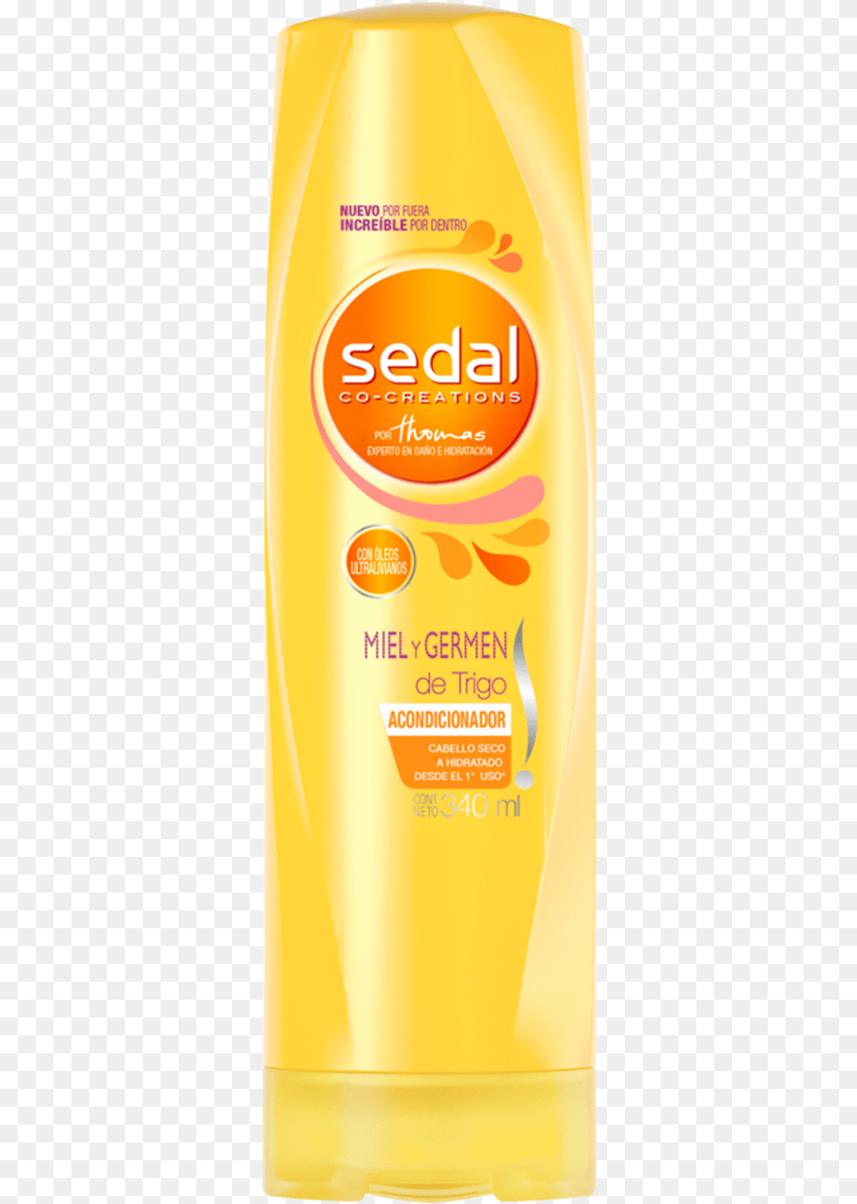 Sedal Shampoo Miel Y Trg 350 Ml, Bottle, Cosmetics, Sunscreen, Can Png Image