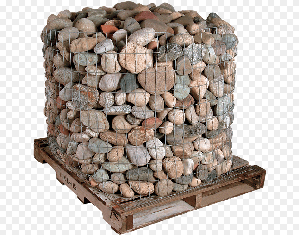 Sedona Cobbles Stone Wall, Pebble, Wood, Rock Free Png Download