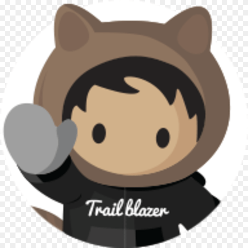 See Aalst Trailhead Saturday At Trailblazer Community Astro Trailblazer Salesforce, Face, Head, Person, Toy Free Png Download