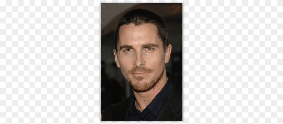 See Christian Bale, Adult, Beard, Face, Head Png