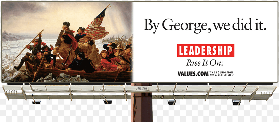 See George Washington Crossing The Delaware On Our, Advertisement, Adult, Person, Woman Png Image