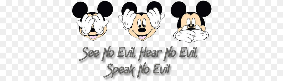 See Hear Speak No Faces Disney Mickey See No Evil, Book, Comics, Dynamite, Publication Png