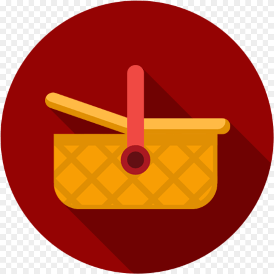 See Italian Picnic In Budapest, Basket, Shopping Basket Png