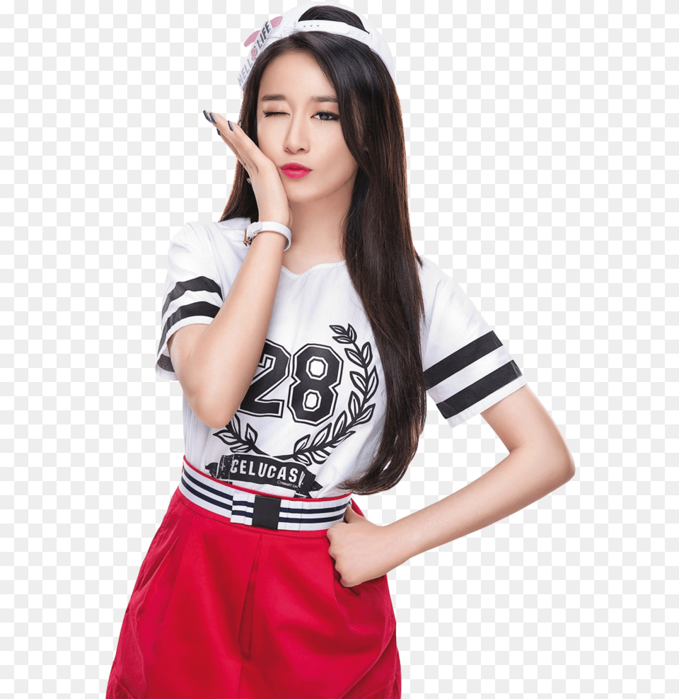 See More Of T Ara S Lovely Pictures From Celucasn Park Ji Yeon 2016, Blouse, Clothing, Teen, Female Free Png Download