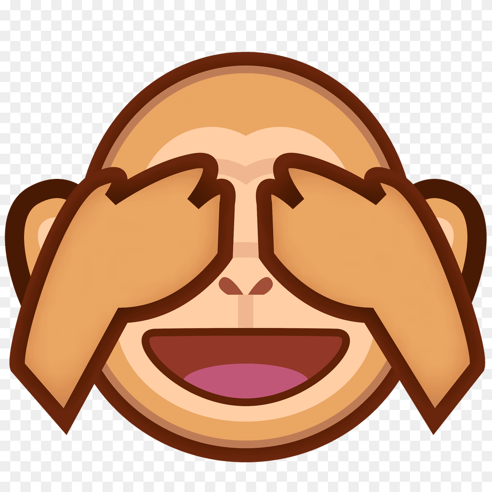 See No Evil Monkey Emoji Clipart, Head, Person, Face, Chandelier Free Png