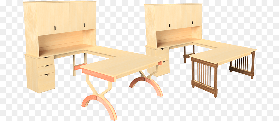 See Our Many Desking Options Table, Desk, Furniture, Plywood, Wood Free Png Download