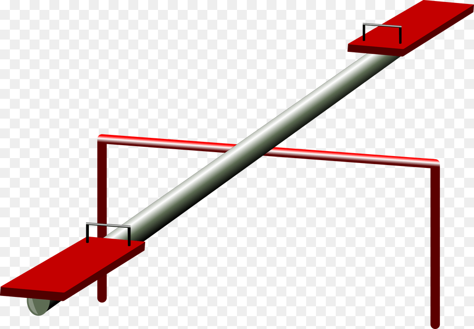 See Saw Clip Arts Maquina Simple Con Palanca, Acrobatic, Balance Beam, Gymnastics, Sport Free Png Download