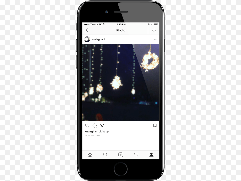 See Those Three Little Dots At The Top Right Hand Corner Instagram Post On Iphone, Electronics, Mobile Phone, Phone Free Png