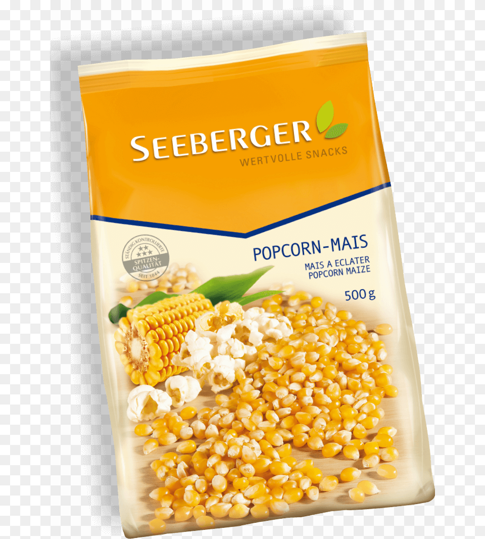 Seeberger Popcorn Mais Gedreht Produktansicht Seeberger Popcorn Mais, Corn, Food, Grain, Plant Free Transparent Png