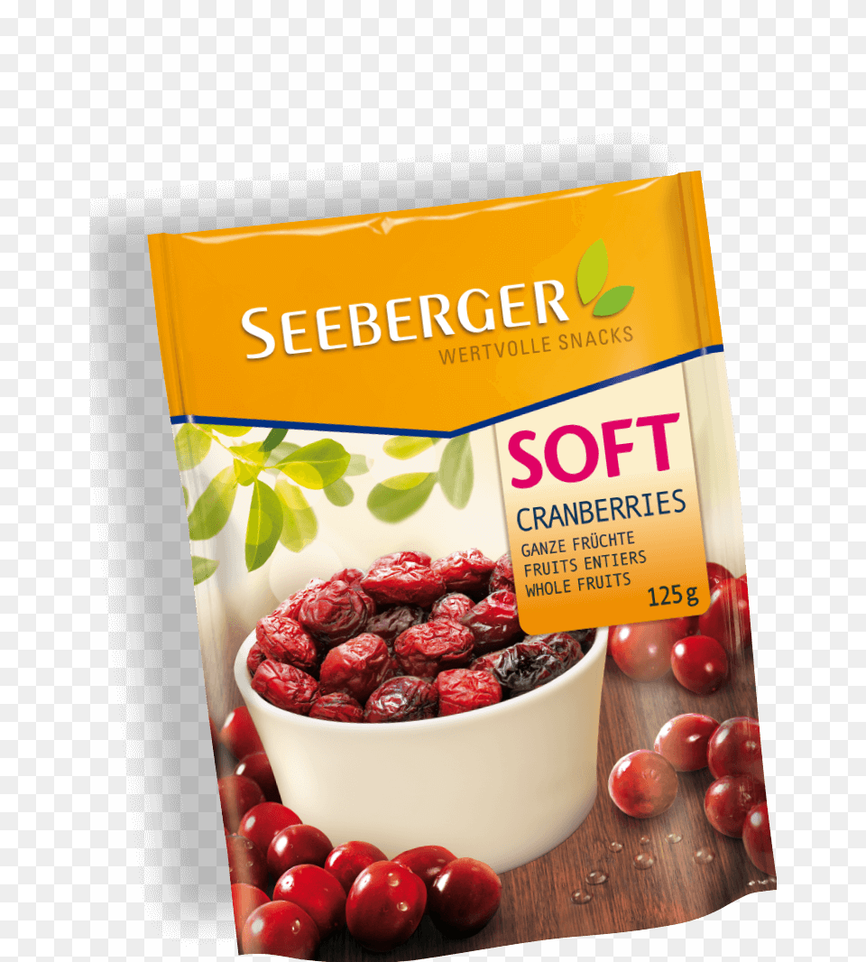 Seeberger Soft Cranberries Gedreht Produktansicht Soft Cranberries, Food, Fruit, Plant, Produce Png
