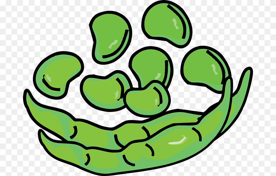 Seed Clipart Long Bean, Green, Food, Produce Png Image