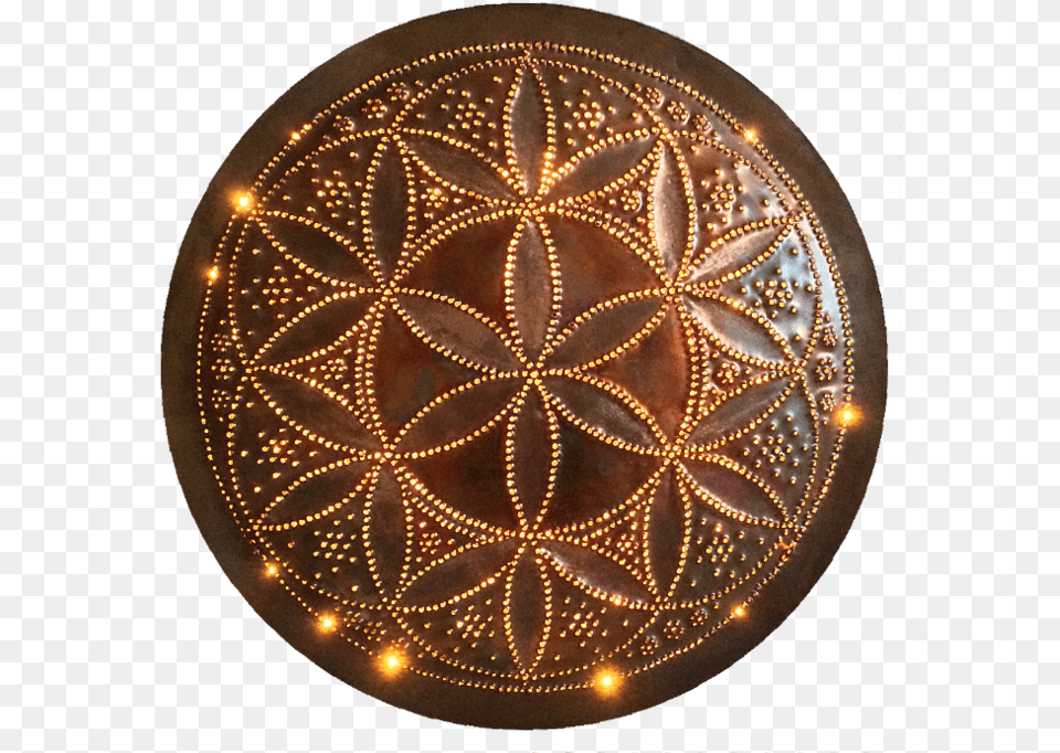 Seed Of Life Copper Lightmandala Circle, Armor, Astronomy, Moon, Nature Free Png