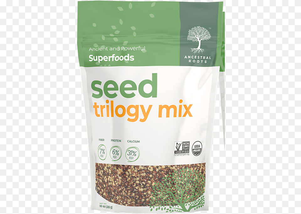 Seed Trilogy Mix Ancestral Roots Organic Beet Powder, Food, Produce, Grain Png