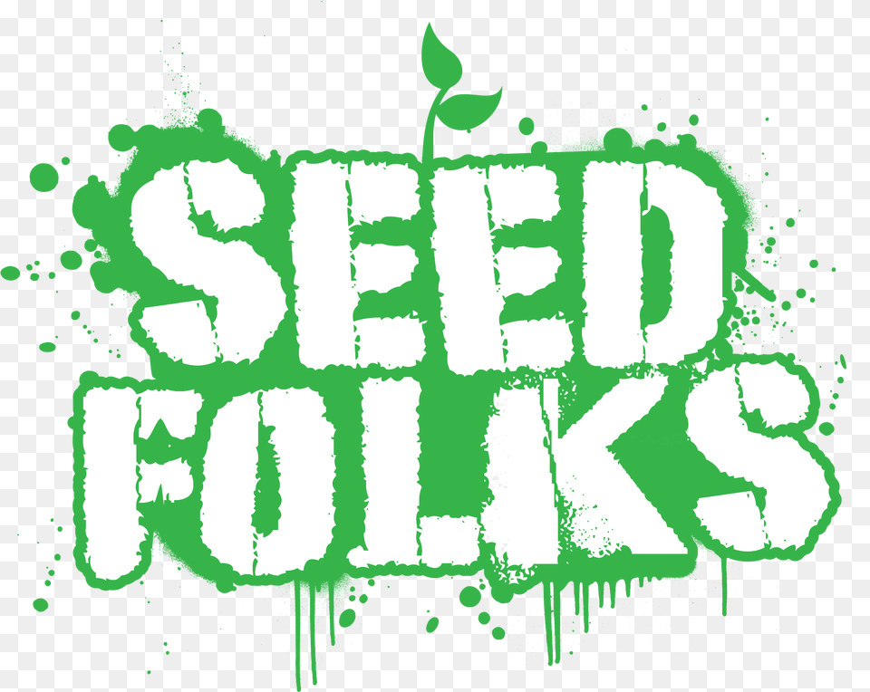 Seedfolks Student Matinee Seedfolks Logo, Green, Art, Face, Head Free Png Download