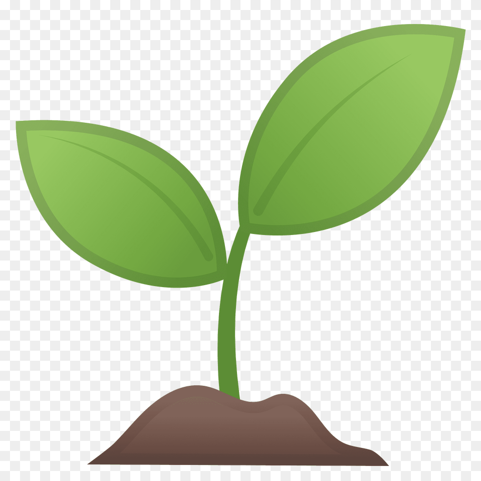Seedling Emoji Clipart, Leaf, Plant, Sprout Png